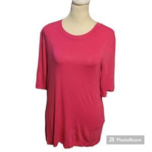 BANANA REPUBLIC Modal Collection T-shirt size S Hot Pink